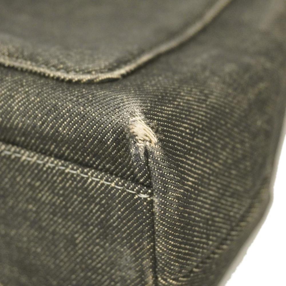 Chanel handbag denim black ladies - Picture 6 of 16